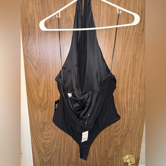 NWT Express Black Halter Bodysuit size XL - Picture 4 of 6
